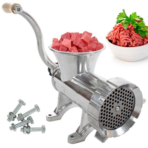 TRITA CARNE MANUALE Alluminio Acciaio Inox N°22 