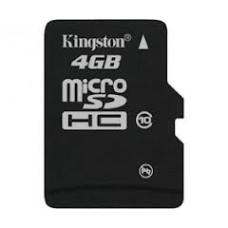 MEMORY CARD MICRO SD/TRANSFLASH 04GB KINGSTON CLASSE 10