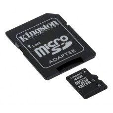 MEMORY CARD MICRO SD/TRANSFLASH 04GB KINGSTON CLASSE 4