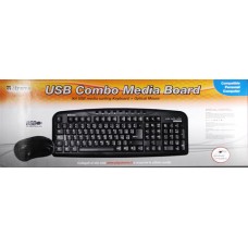 TASTIERA + MOUSE USB XTREME 34626 BLACK