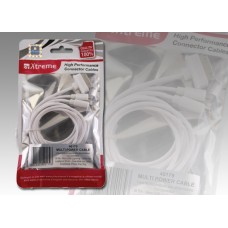CAVO ALIMENTAZIONE PER SMARTPHONE E TABLET 3 IN 1 0.5MT XTREME 